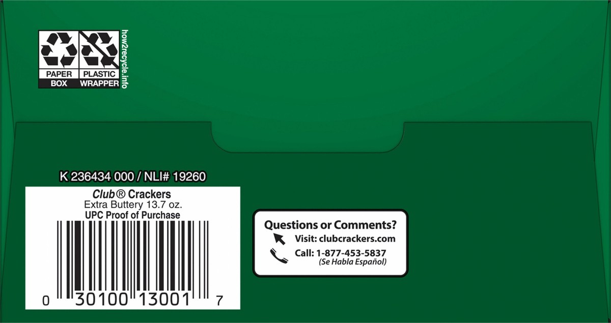 slide 2 of 14, "club Crkr Xtra Buttery", 13 inoz in