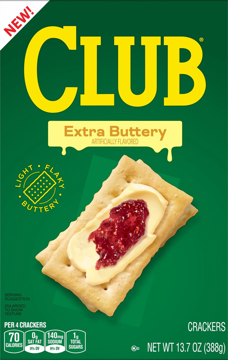 slide 11 of 14, "club Crkr Xtra Buttery", 13 inoz in