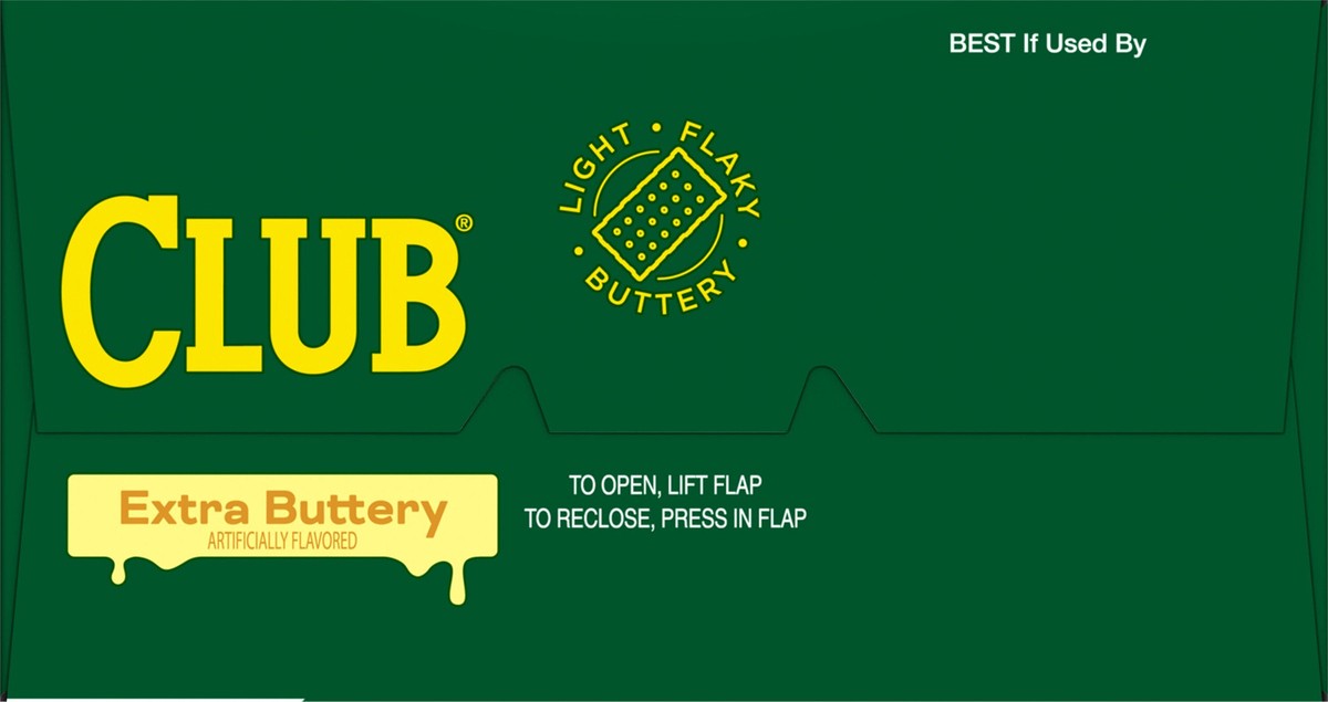 slide 12 of 14, "club Crkr Xtra Buttery", 13 inoz in