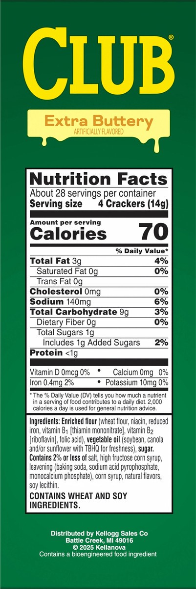 slide 6 of 14, "club Crkr Xtra Buttery", 13 inoz in