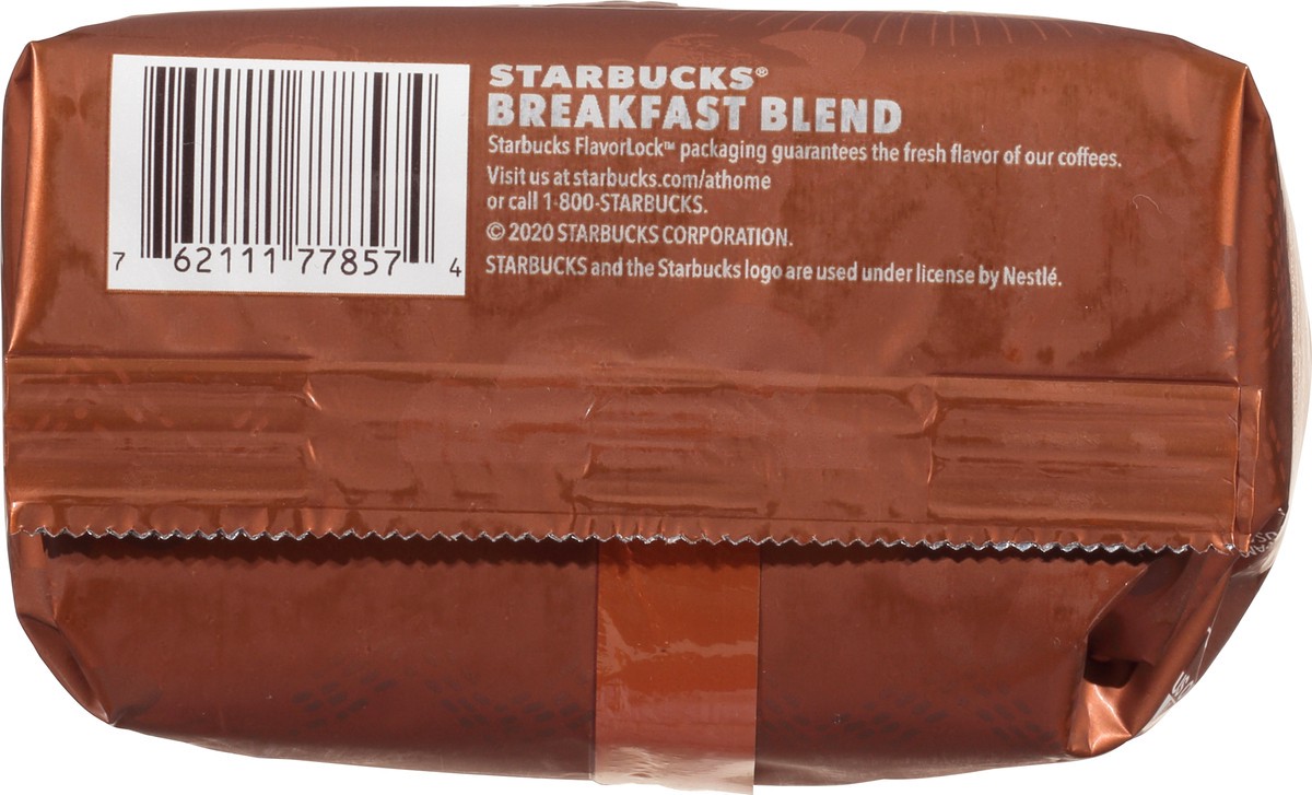 slide 3 of 9, Starbucks Ground Coffee—Medium Roast Coffee—Breakfast Blend—100% Arabica—1 bag (20 oz), 20 oz