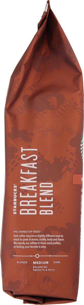 slide 7 of 9, Starbucks Ground Coffee—Medium Roast Coffee—Breakfast Blend—100% Arabica—1 bag (20 oz), 20 oz