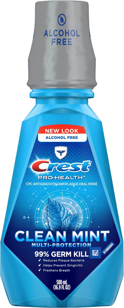 slide 1 of 3, Crest Mouthwash Clnmint, 16.9 fl oz