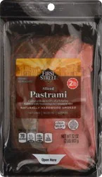 First Street Street Sliced Pastrami Hardwood Smoked