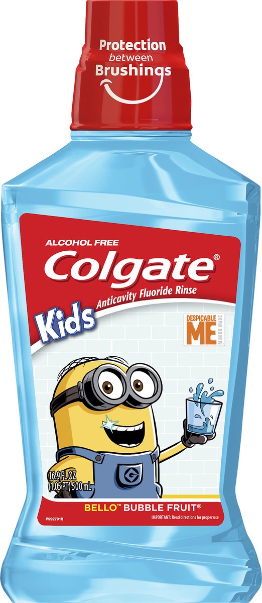 slide 3 of 6, Colgate Kids Mouthwash, Minions - 500mL, 16.9 fl.oz., 16.9 fl oz