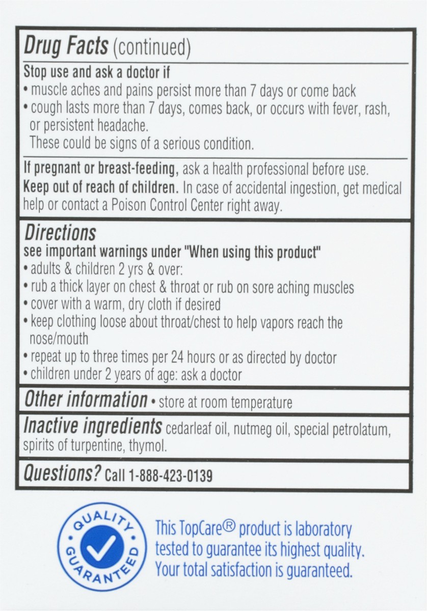 slide 5 of 9, TopCare Medicated Chest Rub, 3.53 oz