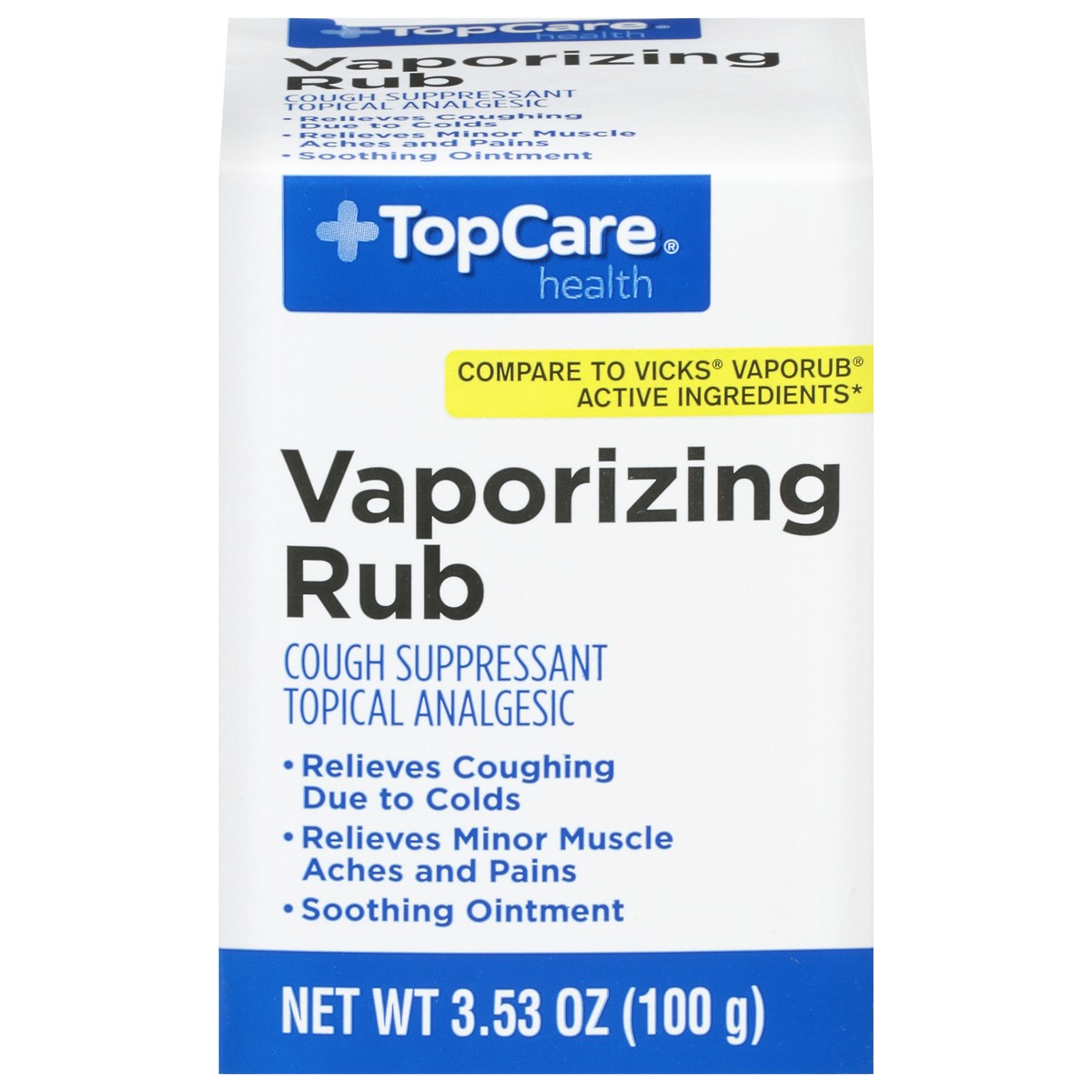 slide 1 of 9, TopCare Medicated Chest Rub, 3.53 oz