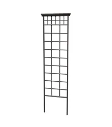 The Joy Of Gardening Mission Style Trellis - Black