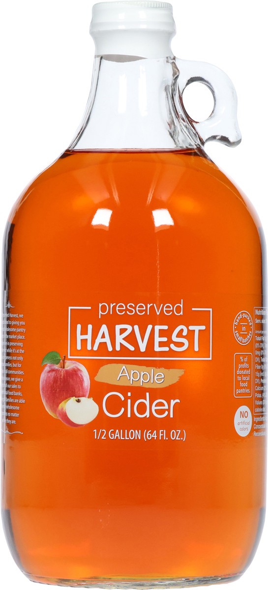 slide 11 of 12, Preserved Harvest Apple Cider 0.5 gal, 1/2 gal