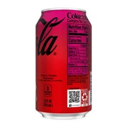 Coca-Cola Zero Sugar Cherry Float Soda Soft Drink Can, 12 fl oz