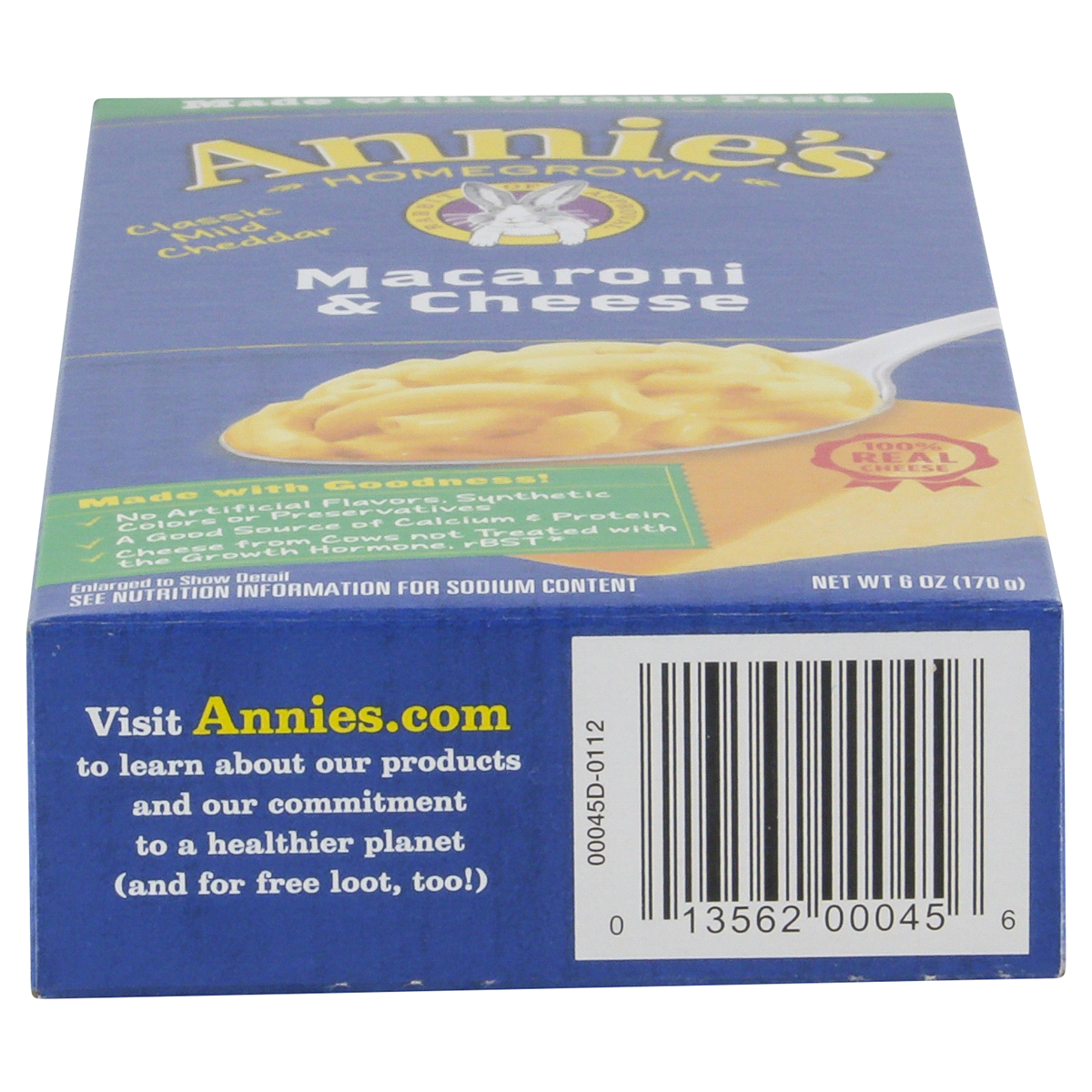 slide 100 of 108, Annie's Annie''s Classic Cheddar Macaroni and Cheese Dinner with Organic Pasta, 6 OZ, 6 oz