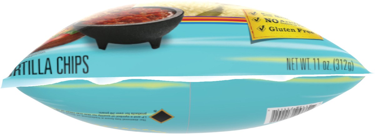 slide 2 of 7, On The Border Lightly Salted Tortilla Chips - 11 oz, 11 oz