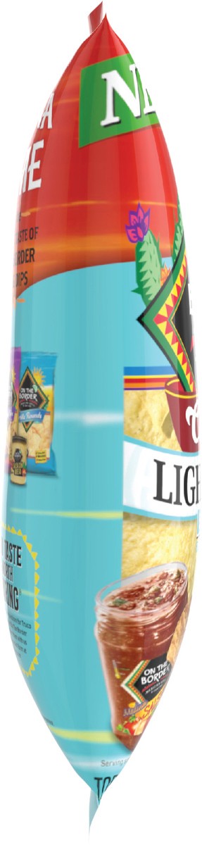 slide 5 of 7, On The Border Lightly Salted Tortilla Chips - 11 oz, 11 oz
