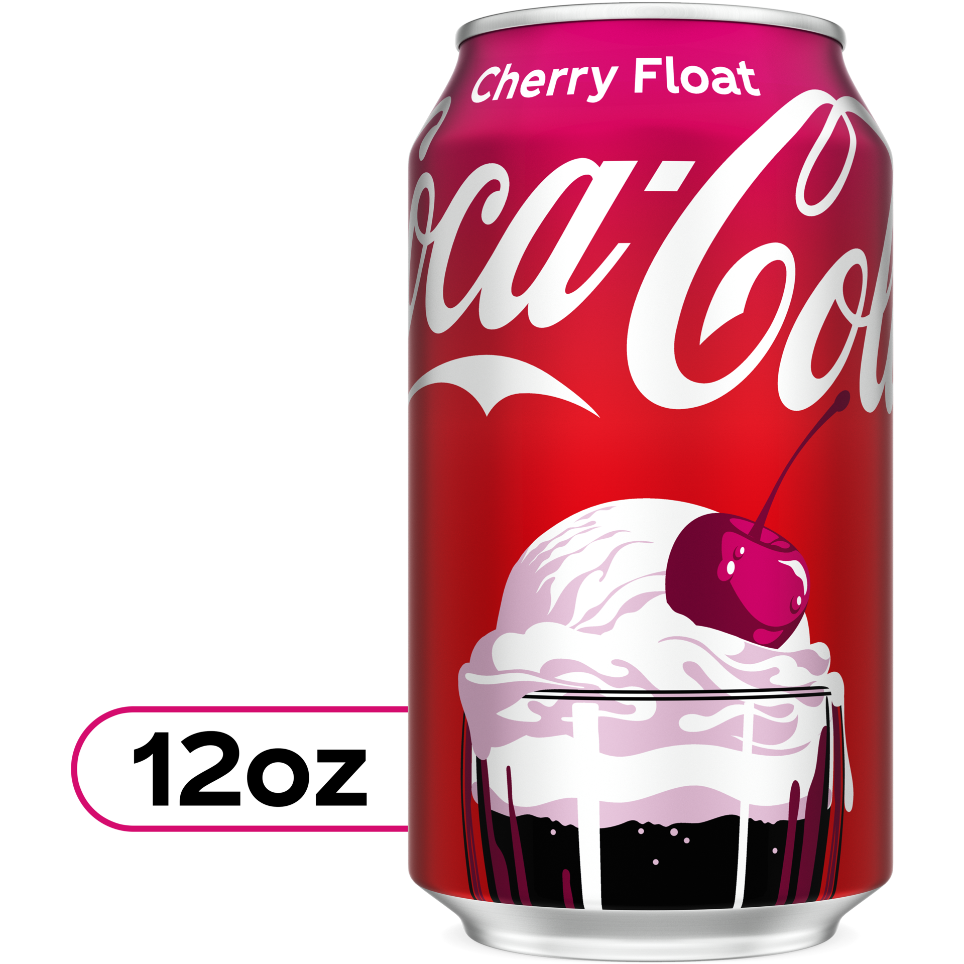 slide 1 of 5, Coca Cola Coca-Cola Cherry Float Soda Soft Drink Can, 12 Fl Oz, 12 fl oz