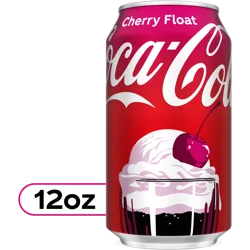 Coca Cola Coca-Cola Cherry Float Soda Soft Drink Can, 12 Fl Oz