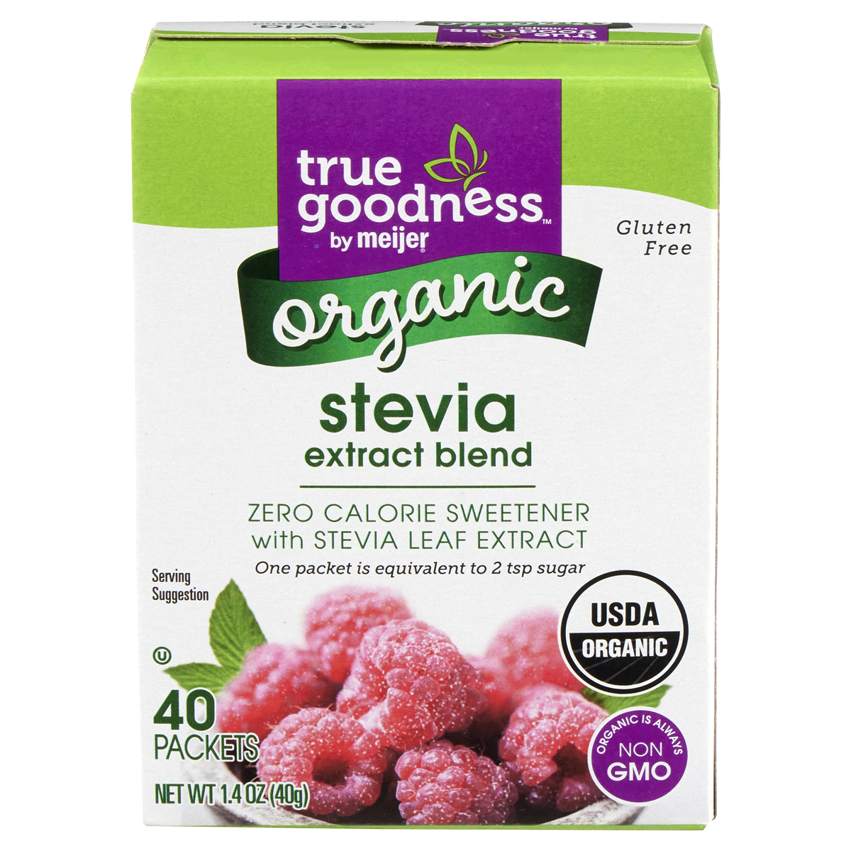 slide 1 of 4, True Goodness Organic Stevia Extract Zero Calorie Sweetener, 1.4 oz