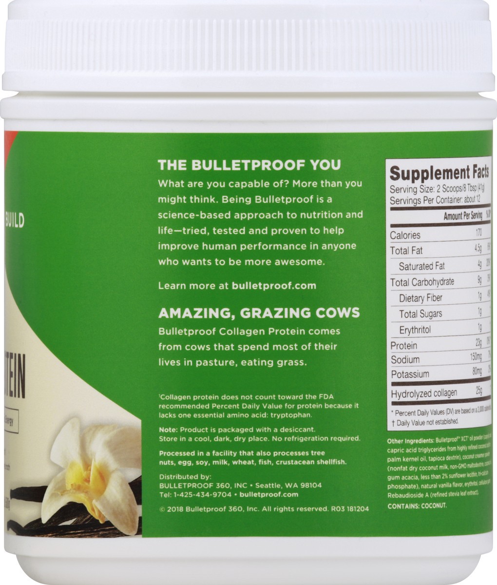 slide 9 of 9, Bulletproof Collagen Protein 17.6 oz, 17.6 oz