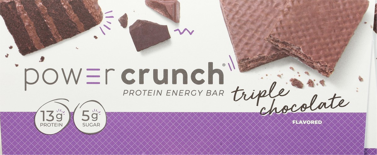 slide 7 of 9, Power Crunch Triple Chocolate Flavored Protein Energy Bar 12 - 1.4 oz Bars, 12 ct