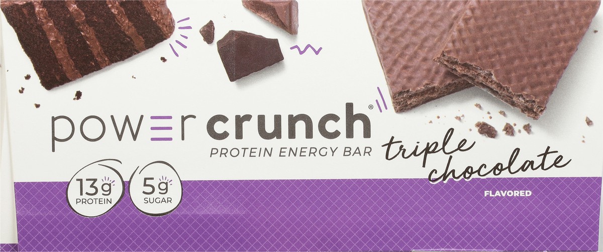 slide 8 of 9, Power Crunch Triple Chocolate Flavored Protein Energy Bar 12 - 1.4 oz Bars, 12 ct