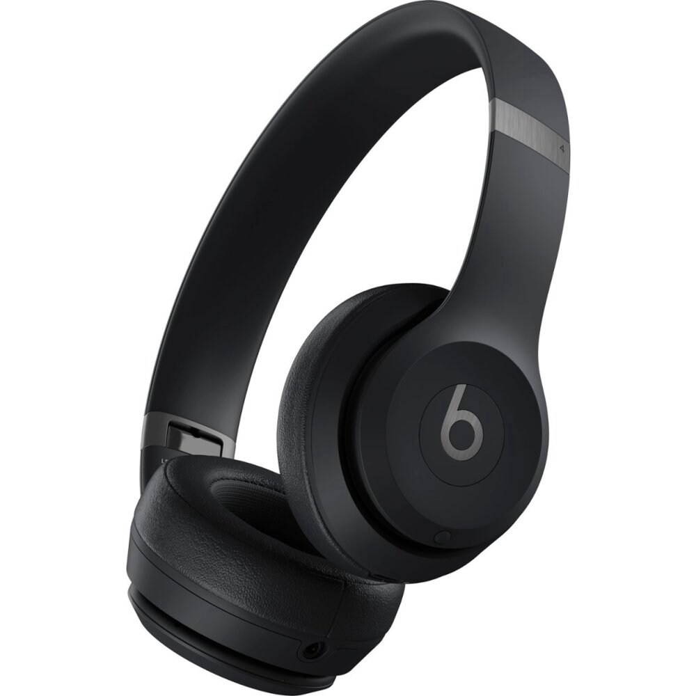 slide 1 of 6, Apple Beats Solo 4 True Wireless On-Ear Headphones - Matte Black, 1 ct