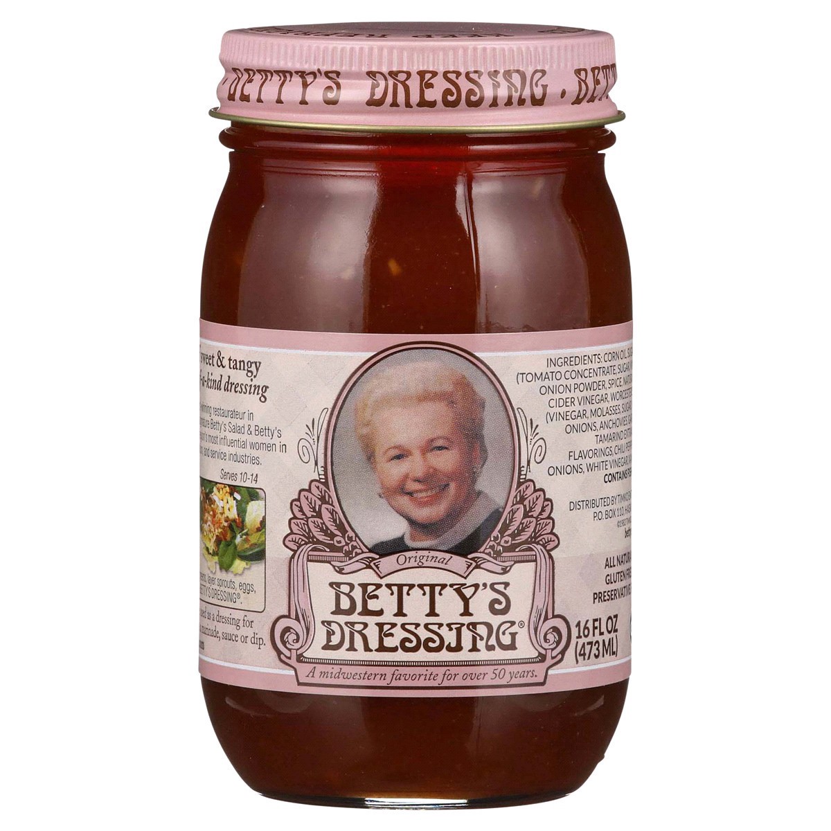 slide 1 of 13, Betty's Original Dressing, 16 fl oz