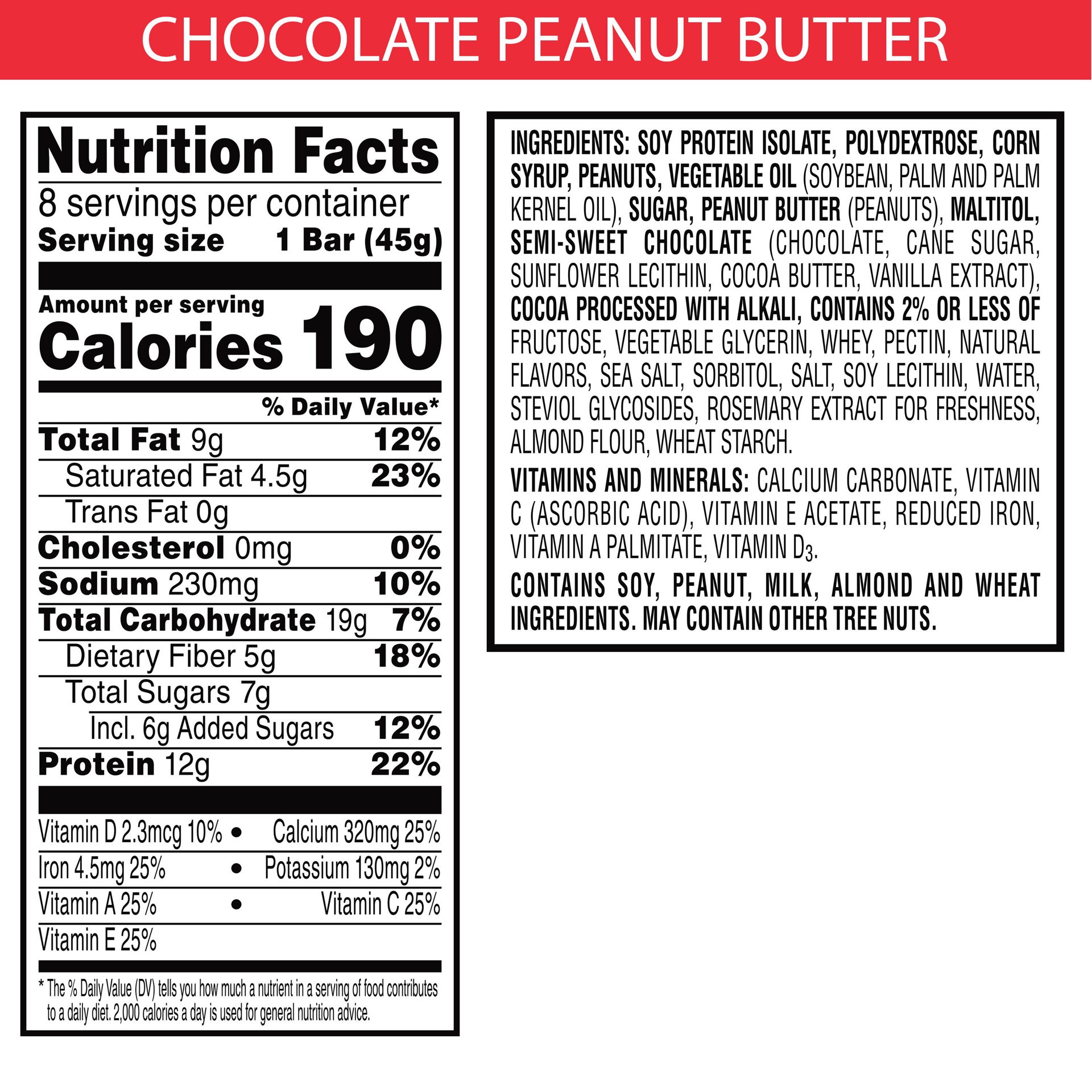 slide 3 of 5, Special K Kellogg's Special K Protein Bars, Chocolate Peanut Butter, 12.7 oz, 8 Count, 12.7 oz