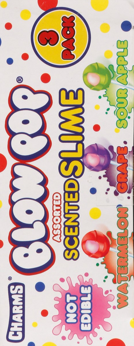 slide 11 of 12, Charms Blow Pop Assorted Scented Slime 3 ea, 3 ct