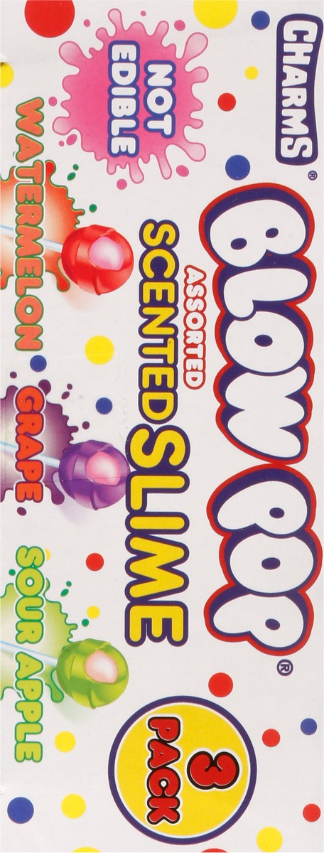 slide 7 of 12, Charms Blow Pop Assorted Scented Slime 3 ea, 3 ct