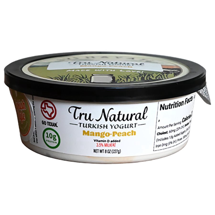 slide 1 of 1, Iyi Hayati Tru Natural Yogurt - Mango Peach, 8 oz