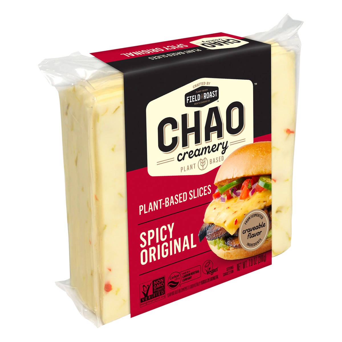 slide 5 of 7, Field Roast Chao Slices, Spicy Original, 7 oz