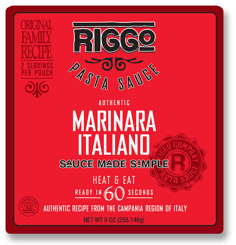 slide 1 of 1, Riggo Marinara Italialno Sauce, 9 oz