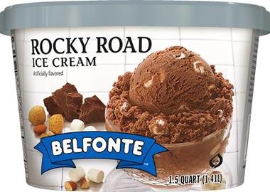 slide 1 of 1, Belfonte Classic Rocky Road, 48 oz