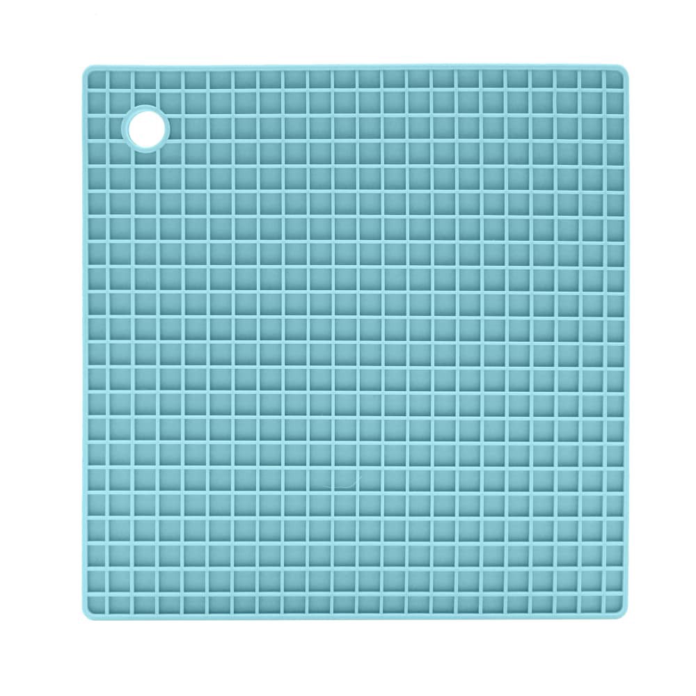 slide 1 of 1, OGGI Silicone Square Pot Holder - Turquoise, 1 ct