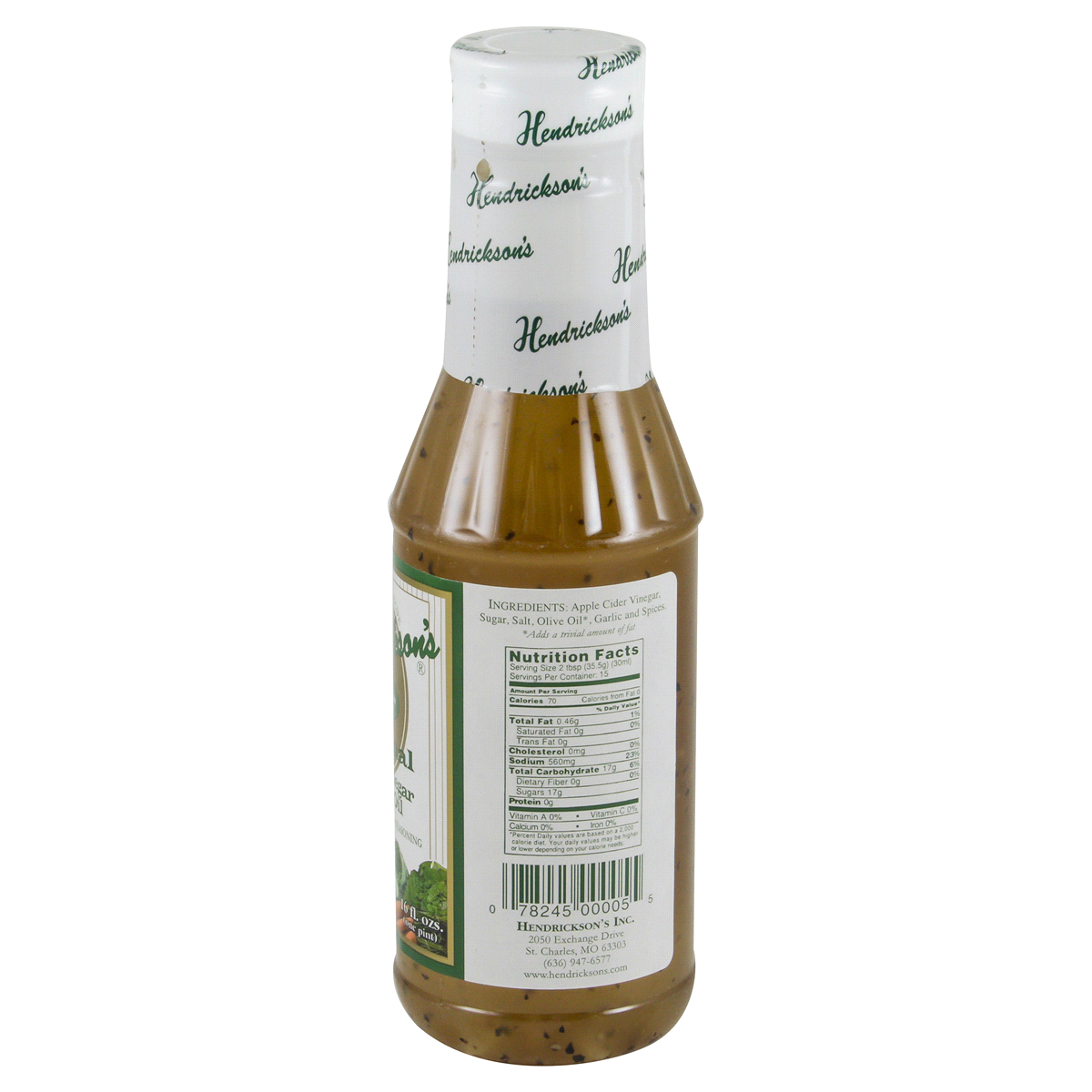 slide 4 of 4, Hendrickson's Original Sweet Vinegar & Olive Oil Dressing, Marinade & Seasoning, 16 fl oz