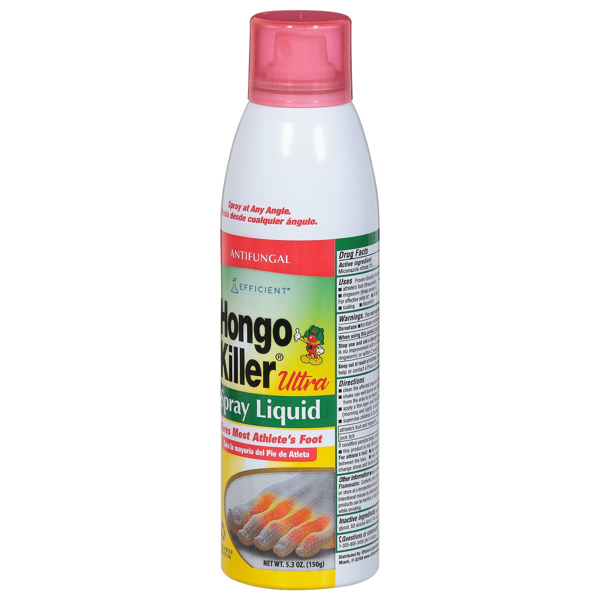 slide 6 of 9, Hongo Killer Efficient Antifungal Ultra Spray Liquid 5.3 oz, 5.3 oz