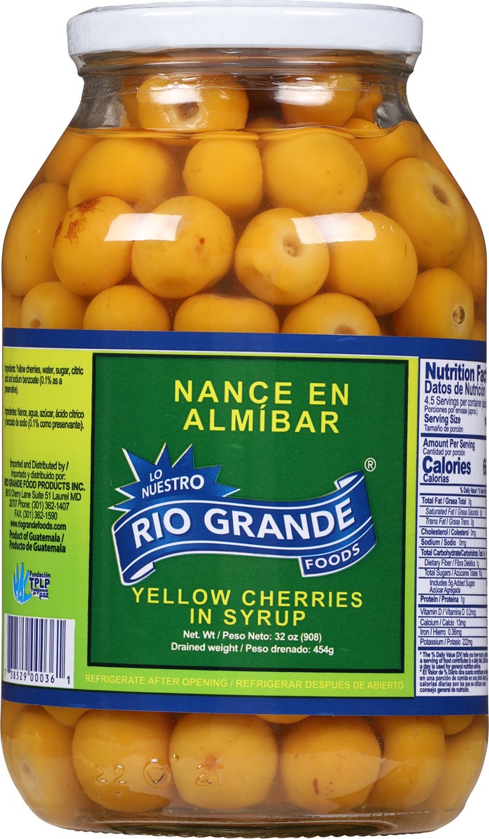 slide 5 of 9, Rio Grande Yellow Cherries in Syrup 32 oz, 32 oz