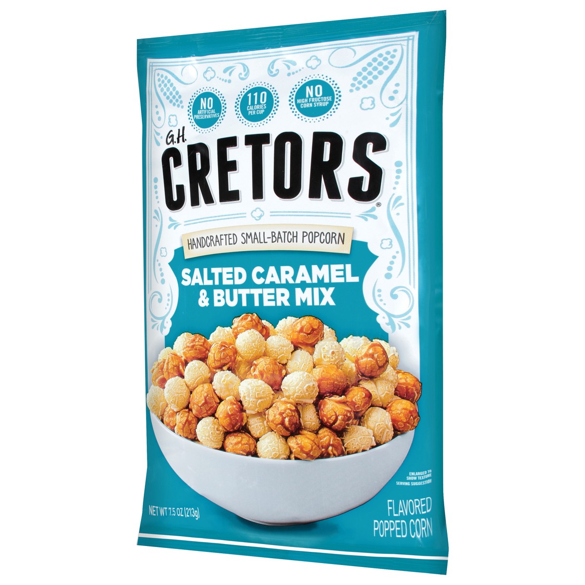 slide 6 of 9, GH Cretors Handcrafted Small-Batch Salted Caramel & Butter Mix Popcorn 7.5 oz, 7.5 oz