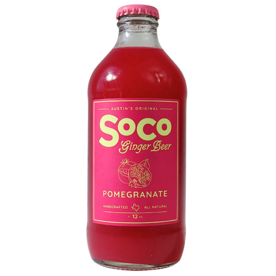 slide 1 of 1, SoCo Pomegranate Ginger Beer, 12 oz