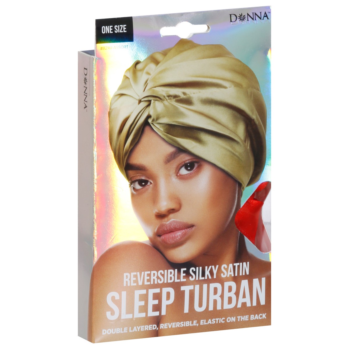 slide 6 of 9, Donna Reversible Silky Satin Sleep Turban 1 ea, 1 ct