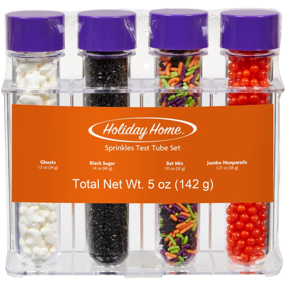 slide 1 of 1, Holiday Home Sprinkles Test Tube Set, 5 oz