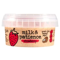 Milk & Patience Coconut Milk Greek Yogurt - Strawberry