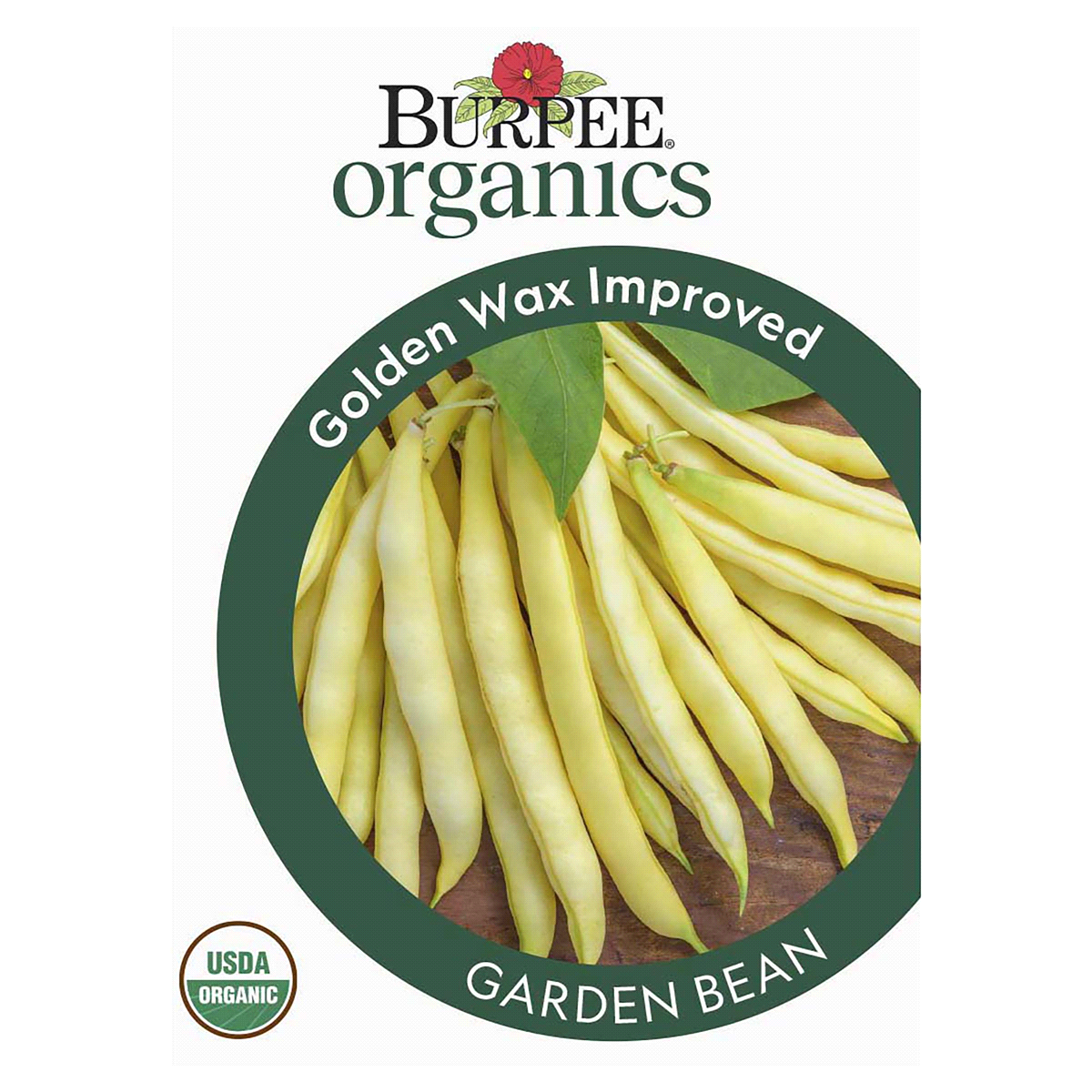 slide 1 of 5, Burpee Organic Bean Bush Wax Golden Wax Improved Seeds, 1 ct