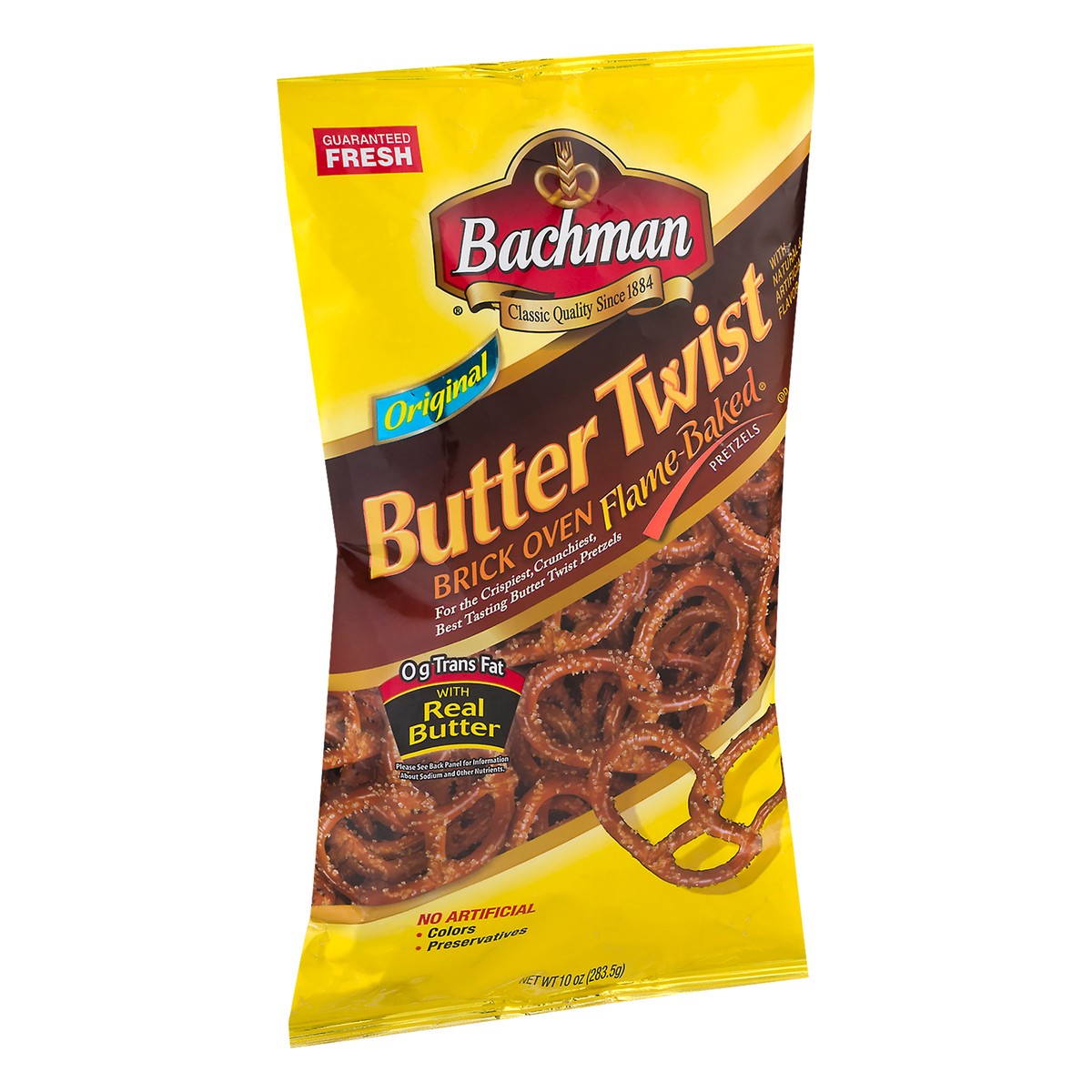 slide 6 of 10, Bachman Butter Twist Brick Oven Flame Baked Pretzels, 10 oz