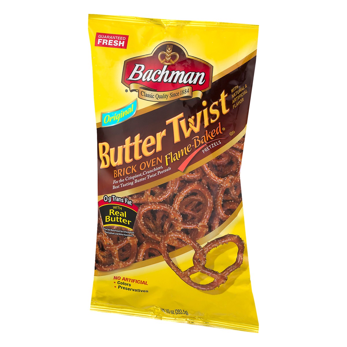 slide 4 of 10, Bachman Butter Twist Brick Oven Flame Baked Pretzels, 10 oz