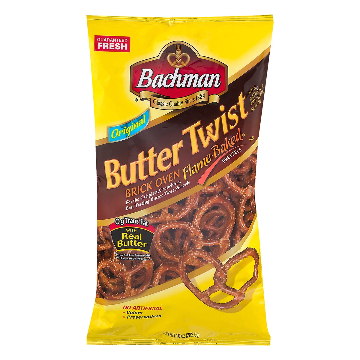 slide 1 of 10, Bachman Butter Twist Brick Oven Flame Baked Pretzels, 10 oz