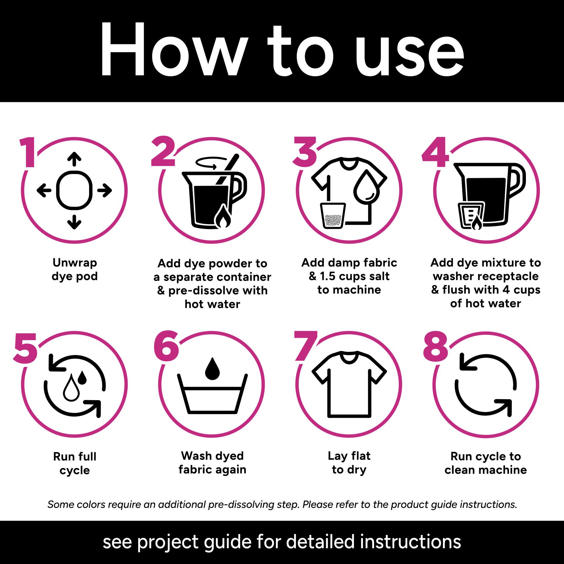 slide 4 of 9, Tulip Fabric Dye Pod, 12.3 oz