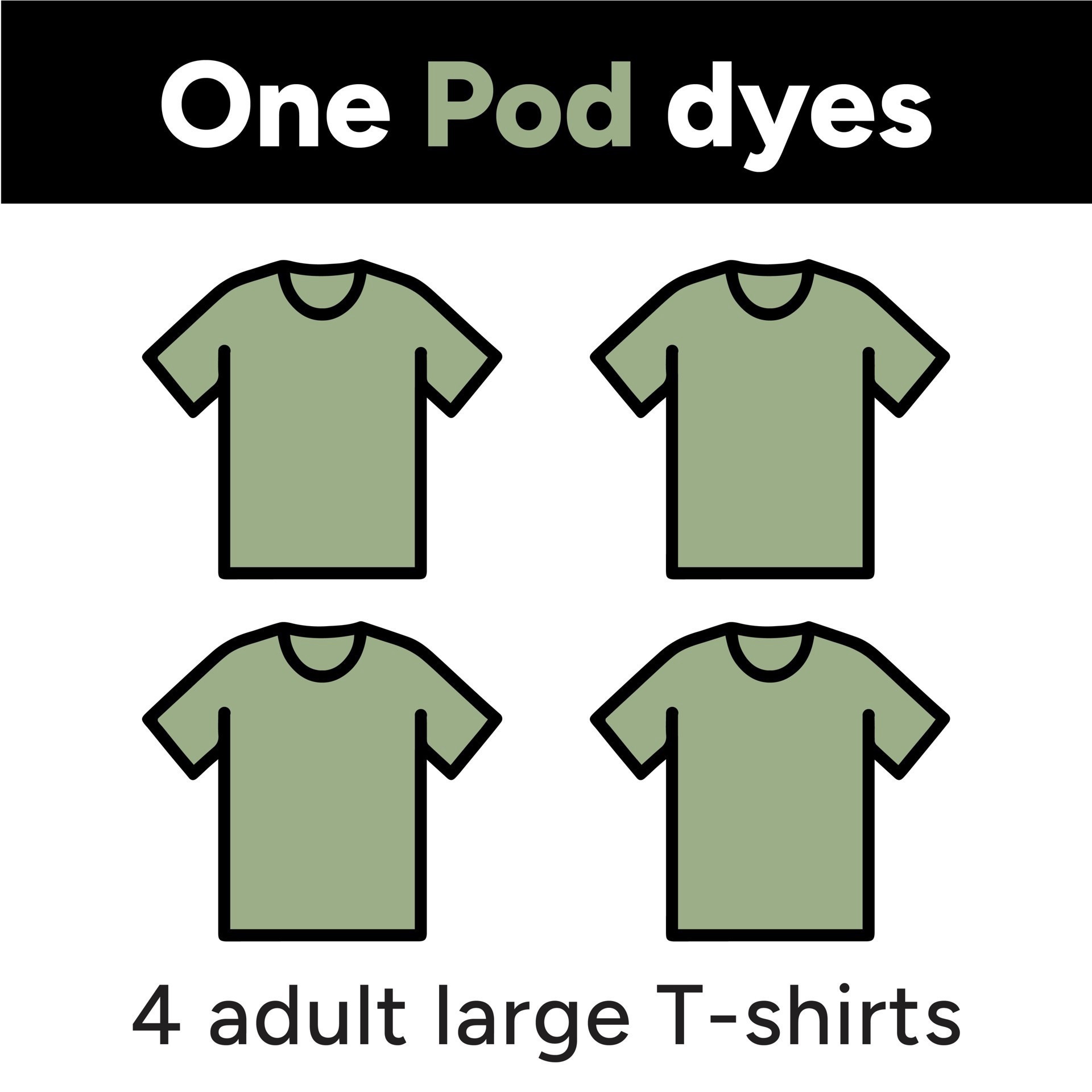 slide 7 of 9, Tulip Fabric Dye Pod, 12.3 oz