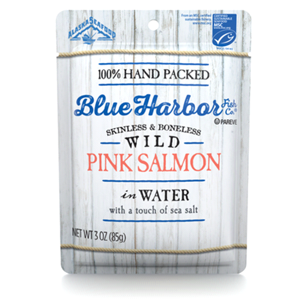 slide 1 of 1, Blue Harbor Wild Pink Salmon In Water w/Sea Salt, 3 oz