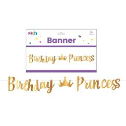 FLOMO Birthday Princess Banner, 6 ft