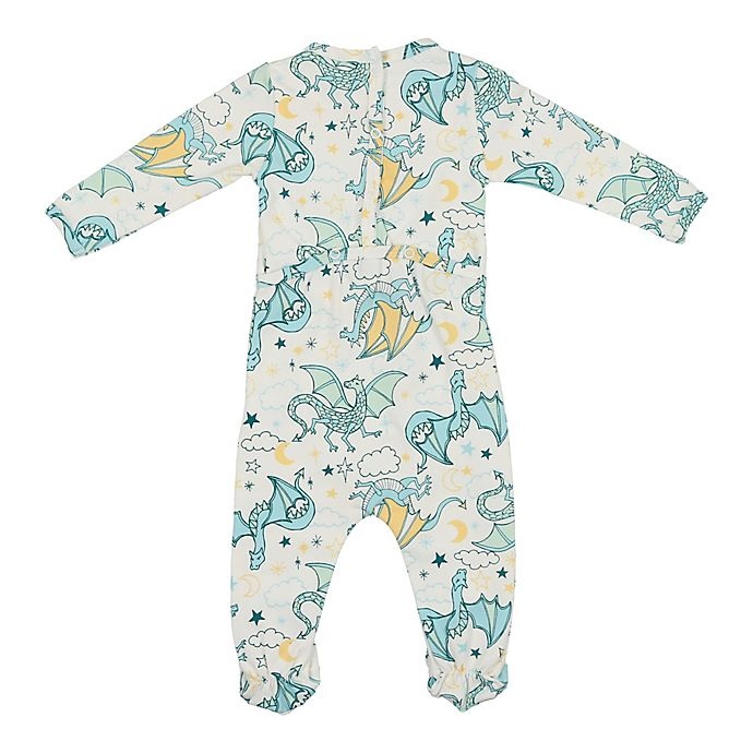 slide 2 of 2, HannaKay, By Maniere Newborn Dragon Print Footie and Matching Hat, 1 ct